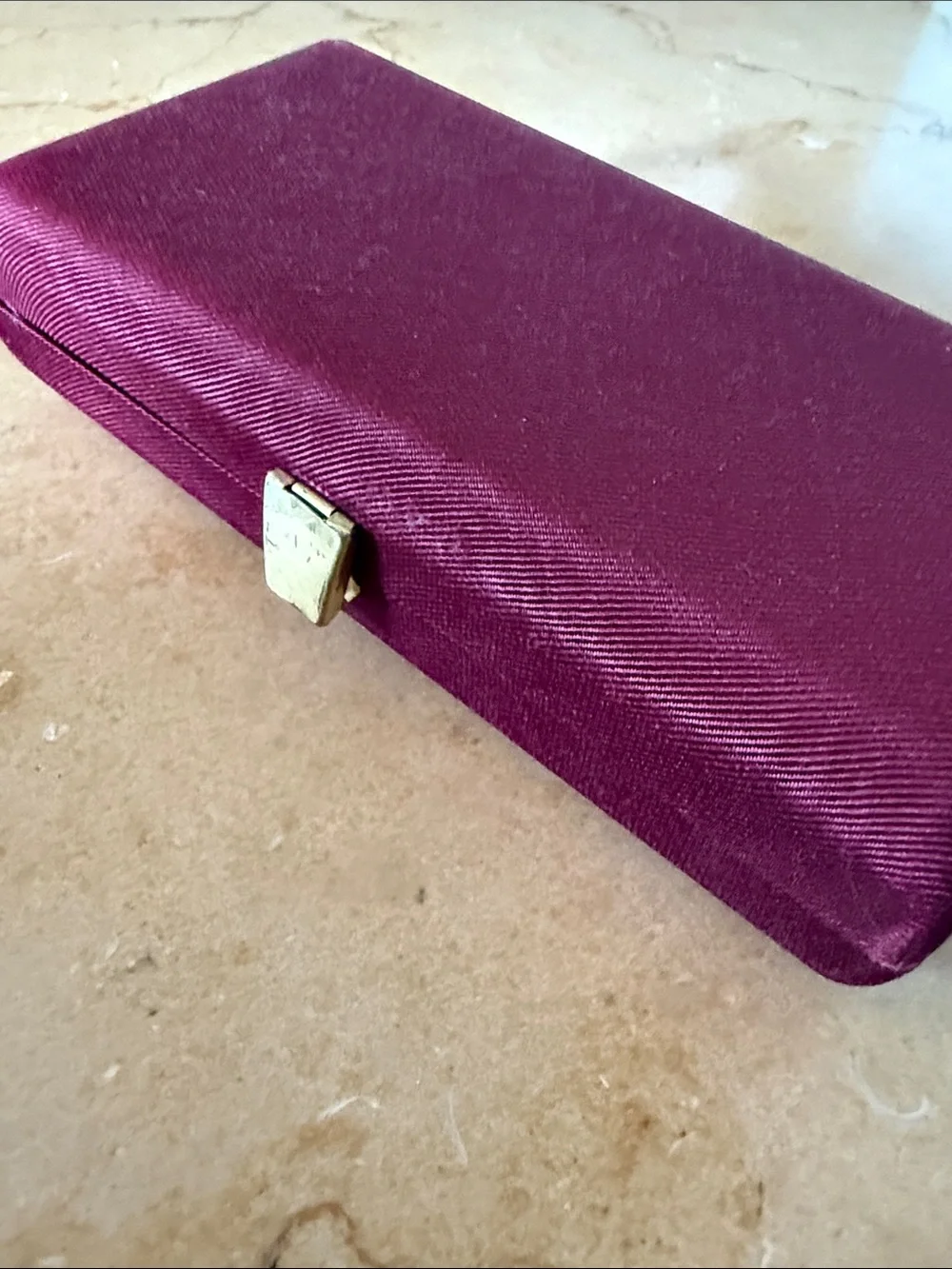 Women's Burgundy Jewelry Organizer Case